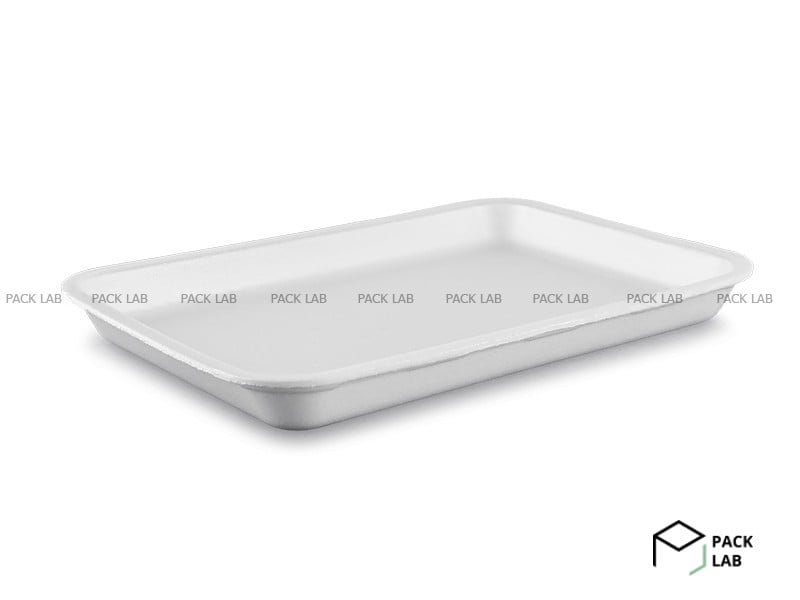 Food tray foam polystyrene М-6-20 white 250*175*20 mm